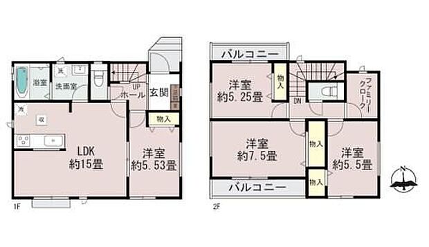 (A号棟)、価格5790万円、4LDK、土地面積94.52m2、建物面積95.84m2