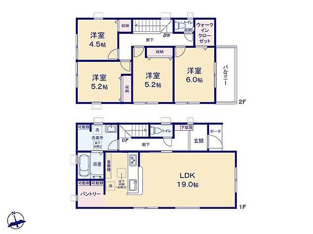 (1号棟)、価格3080万円、4LDK、土地面積131.89m2、建物面積101.25m2