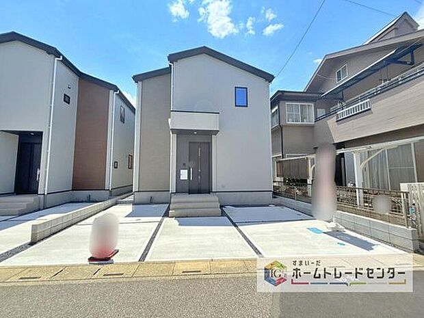 【現地外観写真】資料請求やご見学は即日対応可能♪陽当りや通風など住みやすさの工夫が満載。資料に載っていない街並みや周辺環境は、ぜひ現地で実際にお確かめください。