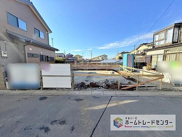 【現地外観写真】資料請求やご案内も即日対応いたします♪同じ施工例の物件見学や、完成イメージプレゼンテーションも承っております。どのような建物が建つか、間取りの広さは?など気になる点を一つ一つご説明させていただきます。
