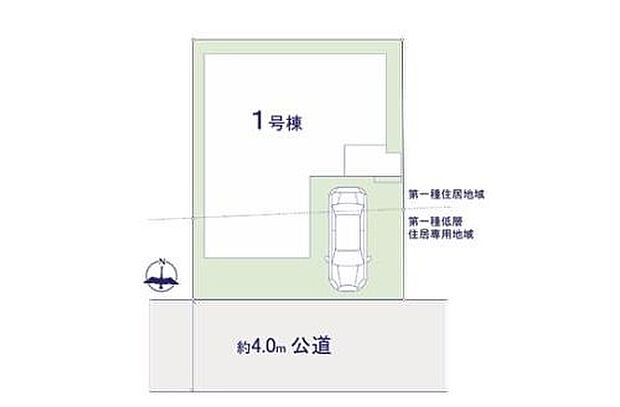 【全体区画図】◆藤の牛島駅まで徒歩8分◆南道路で日当たり良好◆敷地内に駐車場あり◆子育てに優しい落ち着いた住環境です