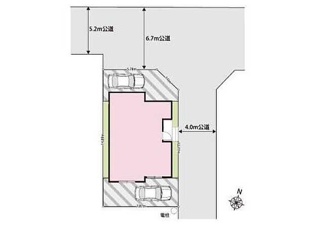 【全体区画図】◆大袋駅まで徒歩5分の好立地
◆大沢北小学校まで徒歩13分◆北中学校まで徒歩5分
◆日当たり良好◆開放感のある角地
◆お車は2台駐車できます♪