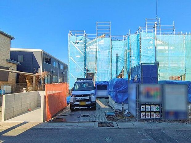 【現地外観写真】資料請求やご見学は即日対応可能♪陽当りや通風など住みやすさの工夫が満載。資料に載っていない街並みや周辺環境は、ぜひ現地で実際にお確かめください。