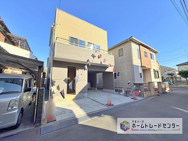 【現地外観写真】資料請求やご見学は即日対応可能♪陽当りや通風など住みやすさの工夫が満載。資料に載っていない街並みや周辺環境は、ぜひ現地で実際にお確かめください。