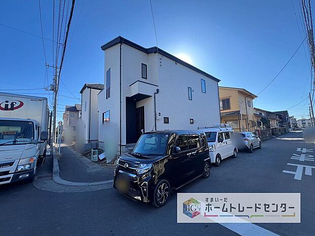 【現地外観写真】資料請求やご見学は即日対応可能♪陽当りや通風など住みやすさの工夫が満載。資料に載っていない街並みや周辺環境は、ぜひ現地で実際にお確かめください。