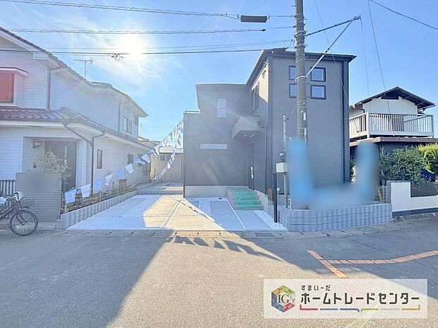 【現地外観写真】資料請求やご見学は即日対応可能♪陽当りや通風など住みやすさの工夫が満載。資料に載っていない街並みや周辺環境は、ぜひ現地で実際にお確かめください。