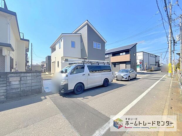 【現地外観写真】資料請求やご見学は即日対応可能♪陽当りや通風など住みやすさの工夫が満載。資料に載っていない街並みや周辺環境は、ぜひ現地で実際にお確かめください。