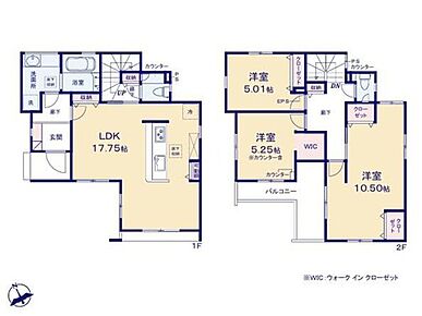 ◆間仕切りを利用して間取りを変更可（工事有償）
◆ＷＩＣなど収納豊富
◆食洗機やバルコニー水栓、室内物干しなど設備充実 