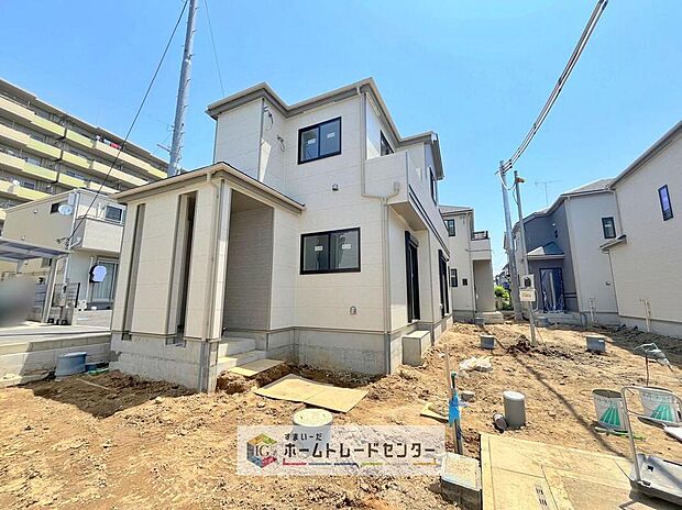 【現地外観写真】資料請求やご見学は即日対応可能♪陽当りや通風など住みやすさの工夫が満載。資料に載っていない街並みや周辺環境は、ぜひ現地で実際にお確かめください。