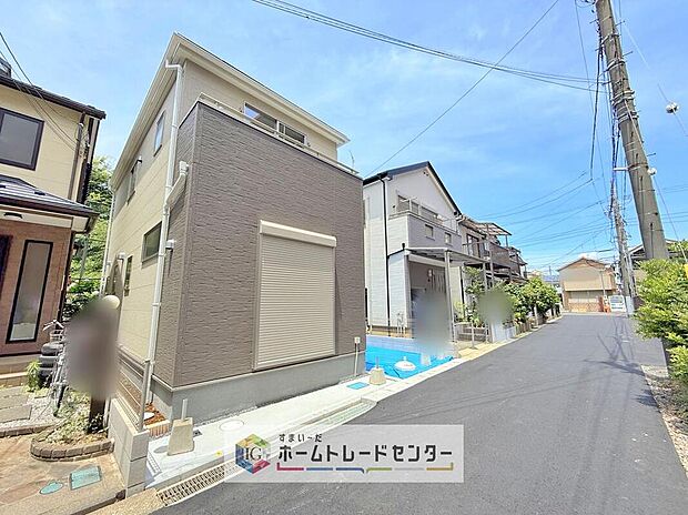 【現地外観写真】資料請求やご見学は即日対応可能♪陽当りや通風など住みやすさの工夫が満載。資料に載っていない街並みや周辺環境は、ぜひ現地で実際にお確かめください。