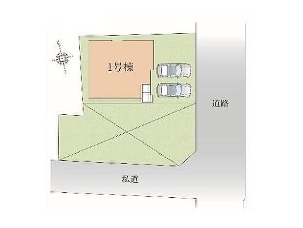 【全体区画図】◆春日部駅まで徒歩20分の閑静な住宅街
◆６ｍ道路に面した開放感のある立地
◆並列２台駐車できます
◆幸松小学校まで徒歩7分、東中学校まで徒歩3分♪
◆スーパーやコンビニも近くお買い物も便利です