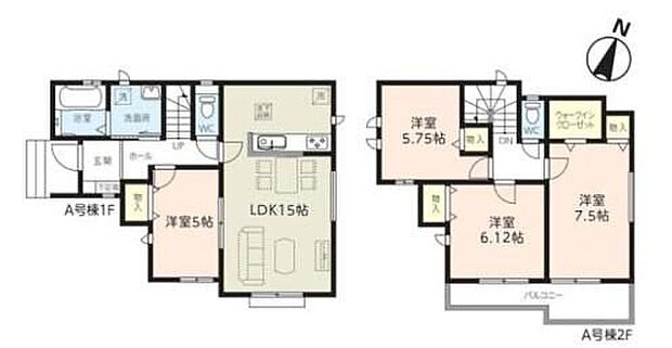 【4LDK】◆リビングが見渡せる対面キッチン
◆陽当たり良好♪全室南東向き
◆WICのある収納豊富な間取り
◆玄関から洗面所に直行でき、入室前に手洗い完了!
◆冷暖房効率を高める複層ガラスなど設備も充実しています