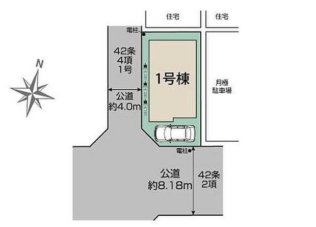 【全体区画図】◆大袋駅まで徒歩28分◆北越谷駅まで停歩5分でバスも利用できます
◆弥栄小学校まで徒歩15分◆新栄中学校まで徒歩8分
◆南西道路の角地につき陽当たり良好です♪
