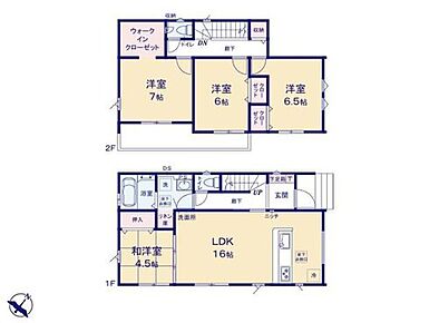 ◆リビングが見渡せる対面キッチン
◆リビングに和室が隣接した使い勝手の良い間取り
◆陽当たり良好♪全室南東向き
◆全室収納付き♪主寝室にはＷＩＣもあります
◆冷暖房効率を高めるペアガラスなど設備充実 