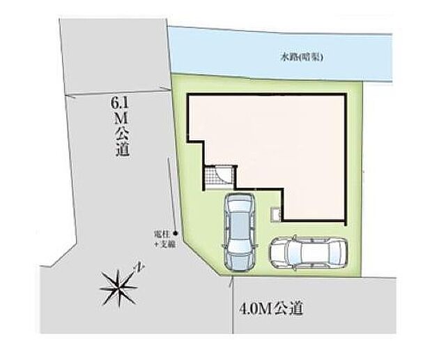 【全体区画図】◆東武アーバンパークライン「南桜井」駅利用で、春日部・大宮方面へのアクセス良好
◆スーパーやドラッグストア、コンビニが身近にそろい、毎日のお買い物も便利