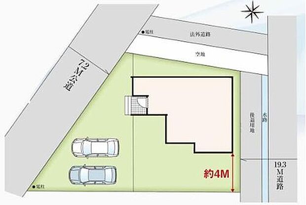 【全体区画図】◆敷地広々63坪!カースペース2台以上
◆全方向から明るい陽射しが差し込む開放感のある立地
◆建物南側に広いお庭があり陽当たり良好です♪ぜひ現地でご覧ください