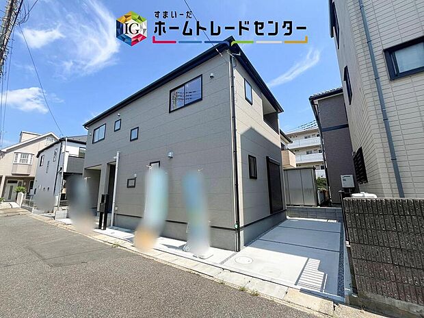【現地外観写真】資料請求やご見学は即日対応可能♪陽当りや通風など住みやすさの工夫が満載。資料に載っていない街並みや周辺環境は、ぜひ現地で実際にお確かめください。