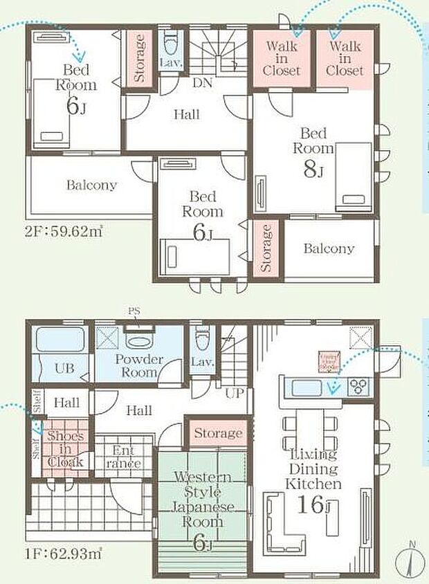 (3号棟)、価格2790万円、4LDK、土地面積266.68m2、建物面積122.55m2