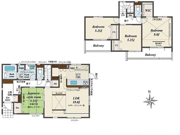 (2号棟)、価格2990万円、4LDK、土地面積199.85m2、建物面積106.82m2