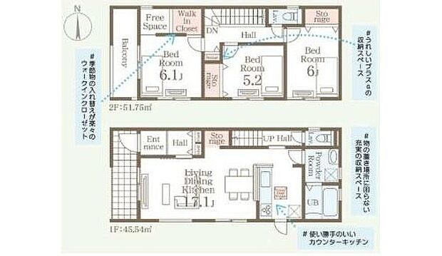 【3LDK】全室南向きの明るい3LDK♪
人気の対面式キッチンは料理をしながらご家族とコミュニケーションが取れます!