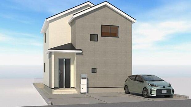 【完成予想図(外観)】3号棟