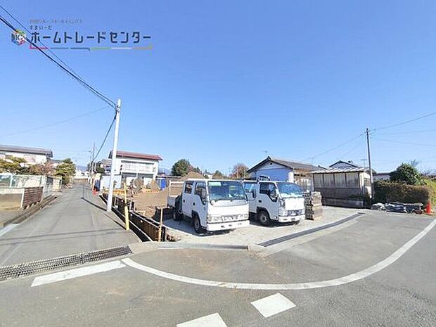 【前面道路含む現地写真】◆資料送付・ご見学即対応!ご不明点等、スタッフがしっかりと説明させていただきますので、安心して現地をご覧ください♪