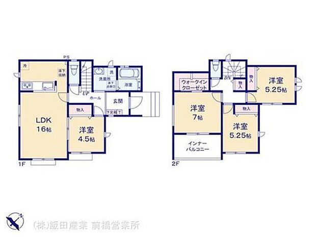 【4LDK】カウンターキッチンを採用した4ＬＤＫプラン！お食事の準備をしながらご家族との会話を楽しめます☆
全居室に収納スペースを完備◎お部屋がスッキリ片付きます♪