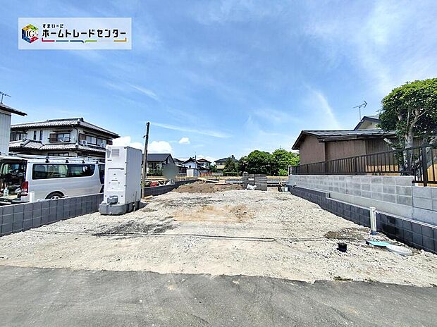 【現地外観写真】◆休日にご家族揃ってご見学はいかがでしょうか♪実際の現地を見てみると図面などではわからない、新たな発見もありますのでまずはお気軽にお問い合わせください♪
