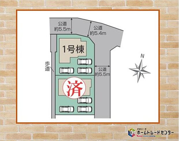 【全体区画図】カースペース3台分あり◆◇飯田グループホールディングス唯一の販売専門会社のホームトレードセンターの社員が直接、当物件をご案内いたします◇◆