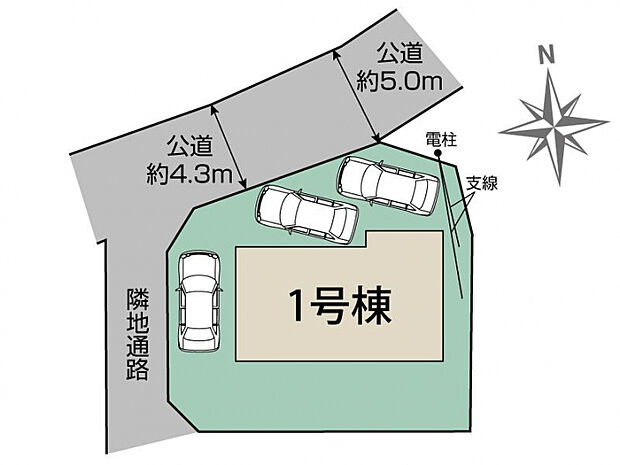 本庄市中央2丁目1棟 区画図