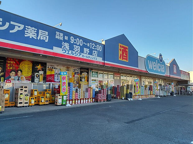 ウエルシア坂戸浅羽野店（約478m）