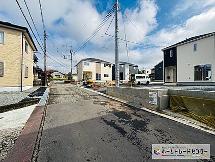 前道路を含む現地外観写真