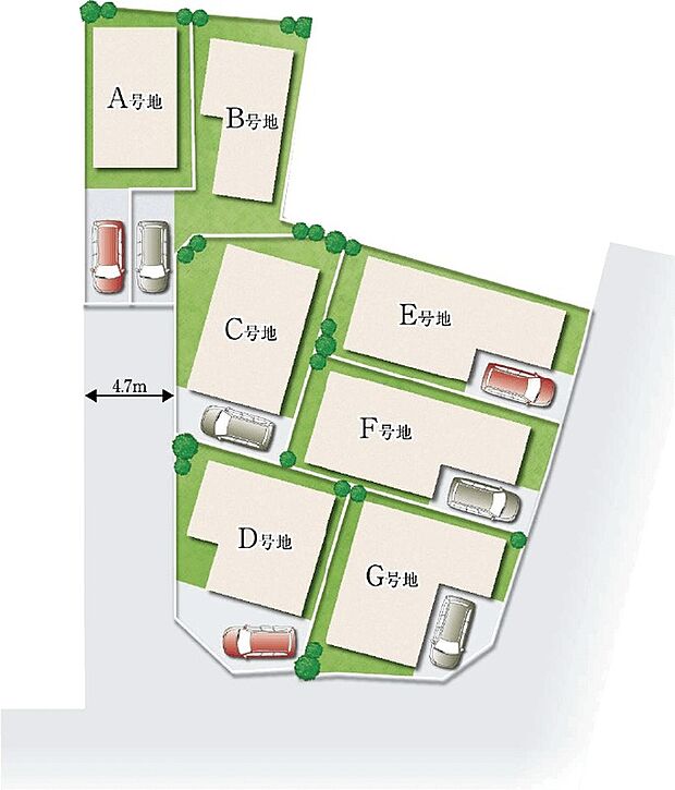 【箕輪1丁目エミリア 全7区画】
土地・建物セット価格:3,880万円