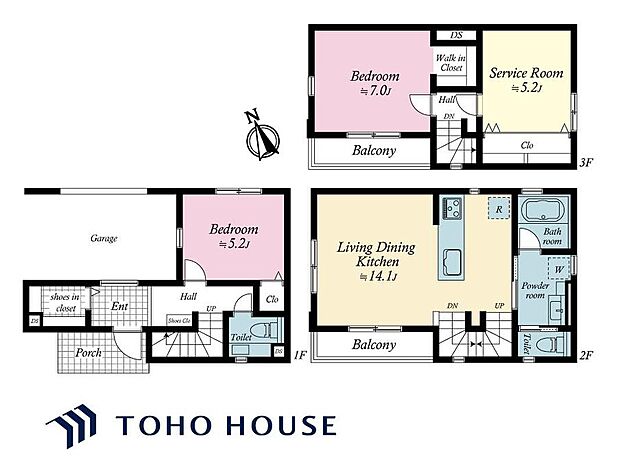 6480万円、3LDK、土地面積58.22m2、建物面積101.71m2