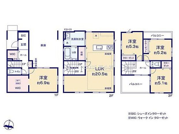 8699万円、4LDK、土地面積71.31m2、建物面積132.76m2