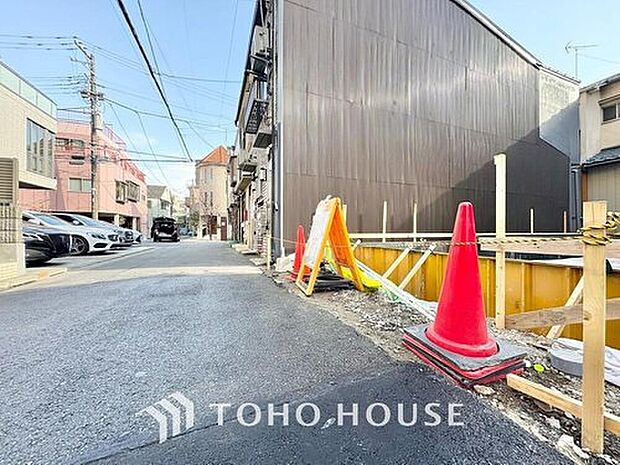 【前面道路含む現地写真】実際の街並みや、雰囲気をぜひ現地にてご覧ください!!
