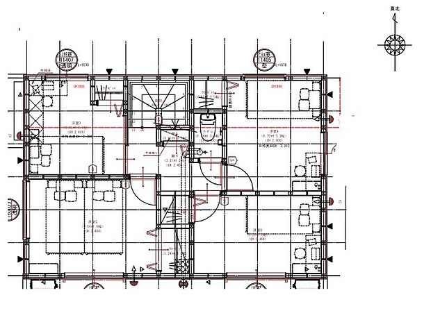 【4LDK】2階間取り図