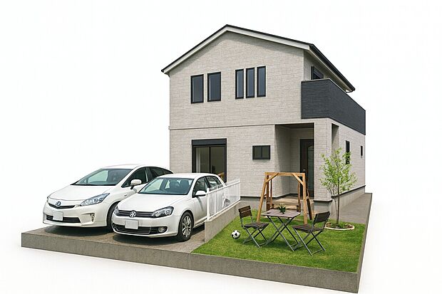 【【外観/イメージパース】】2方面空きのため、採光&風を取り込みやすい♪