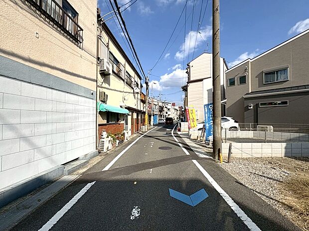 【現地の様子】阪急西向日駅徒歩12分の立地に2区画分譲地!ご好評につきラスト1区画となりました!(2025/11)撮影
