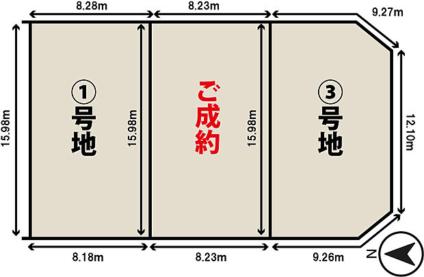 【区画図】現地でのお待ち合わせはもちろん、ご自宅や近隣の施設までお迎えも可能ですのでお気軽にお問合わせ下さい!