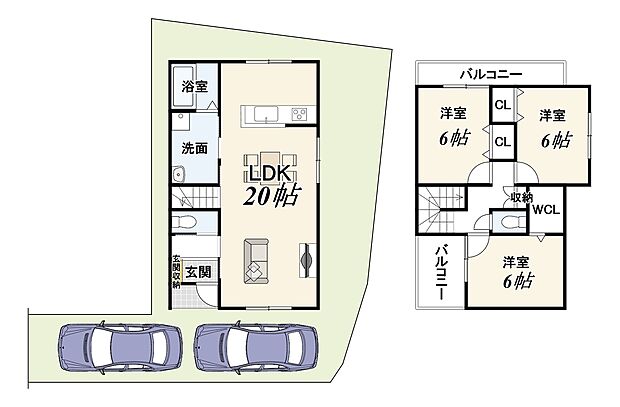 【2号地プランAまどり】