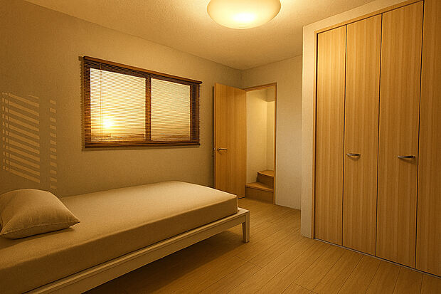 【イメージパース】クロスやフローリングはお好きな色に変更ができ、理想のお部屋をおつくりいただけます！