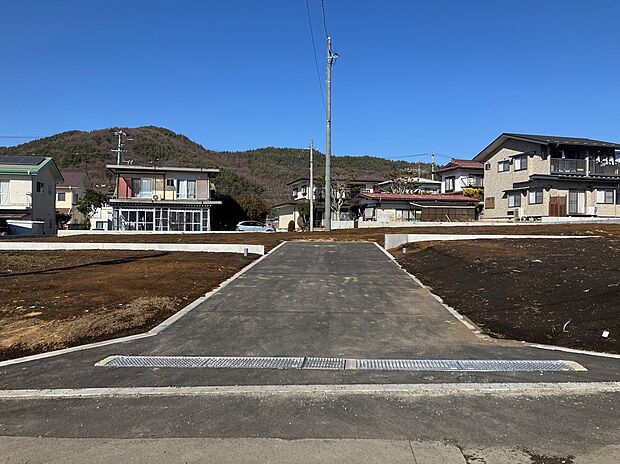 分譲地入口(2026年2月撮影)