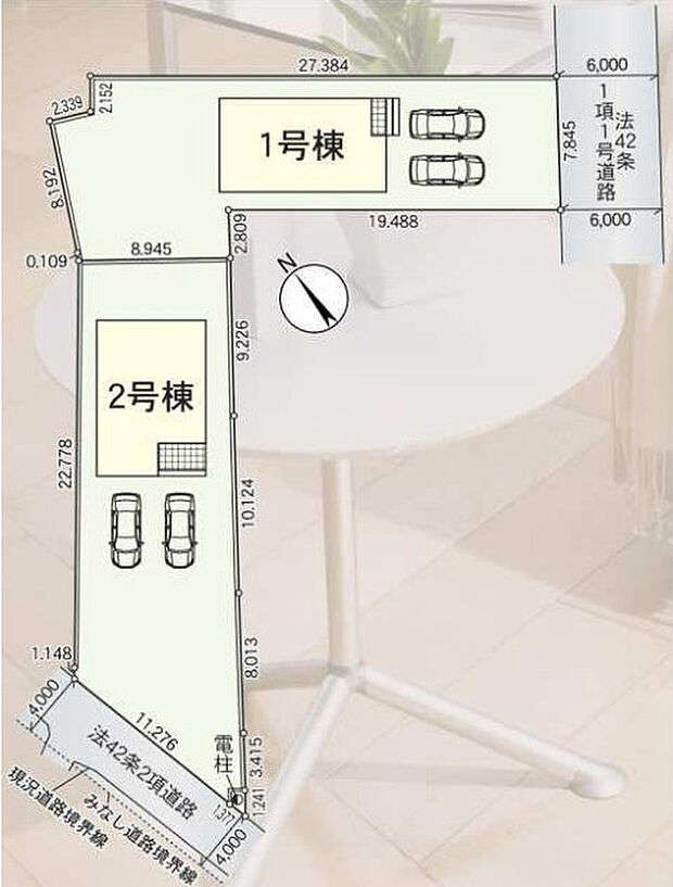 ~彦根市芹町1期 新築戸建~ 2号棟 見取り図