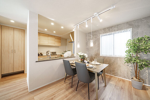 【ダイニングキッチン】4号棟（2025年12月撮影）