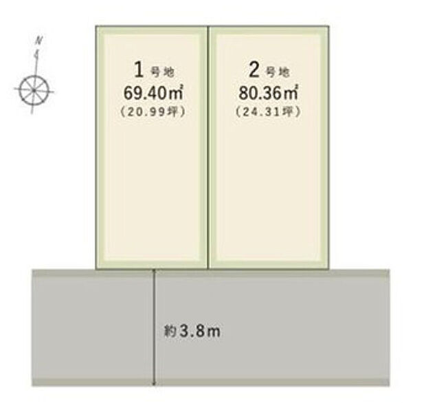 南道路に面した完全自由設計対応の分譲地。明るい自然光が注ぎ込む快適な住空間をプランニングできます。徒歩10分圏内に買物施設・教育施設の他、公園や病院等、生活に欠かせない施設が揃います。