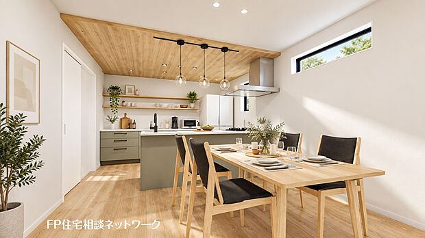 完成予想イメージ:本画像はCGイメージで家具、家電等は販売価格にも含まれず、付帯しません。間接照明、棚工事は有償です。
