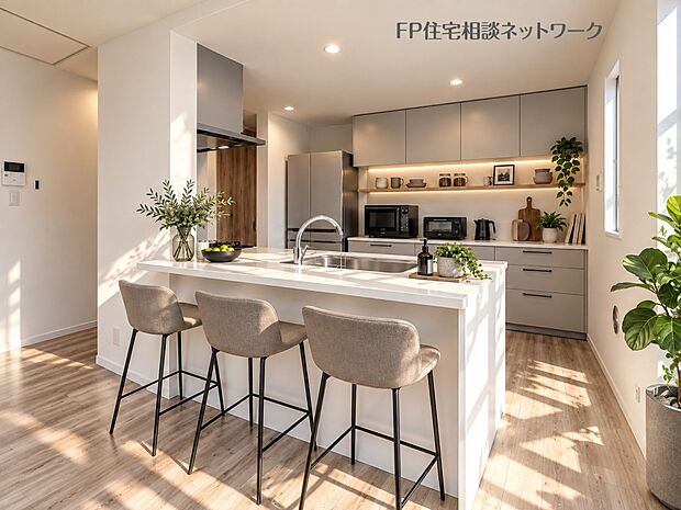 本画像の家具等はCGイメージで販売価格にも含まれず、付帯しません。なお、間接照明工事は有償です。