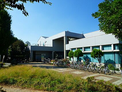 高津図書館 800m