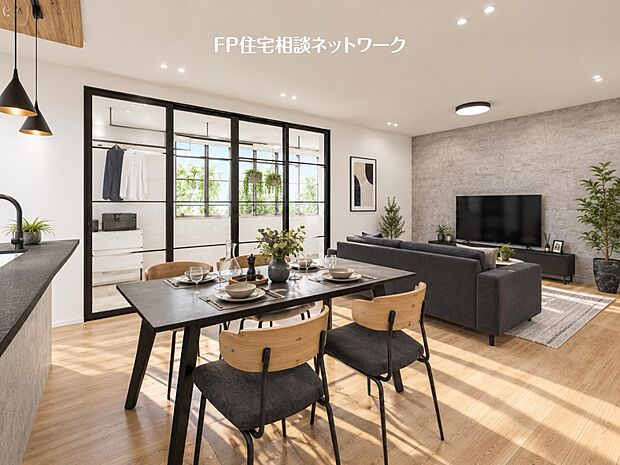 【その他】本画像はCGイメージで家具、家電等は販売価格にも含まれず、付帯しません。間接照明、棚工事は有償です。